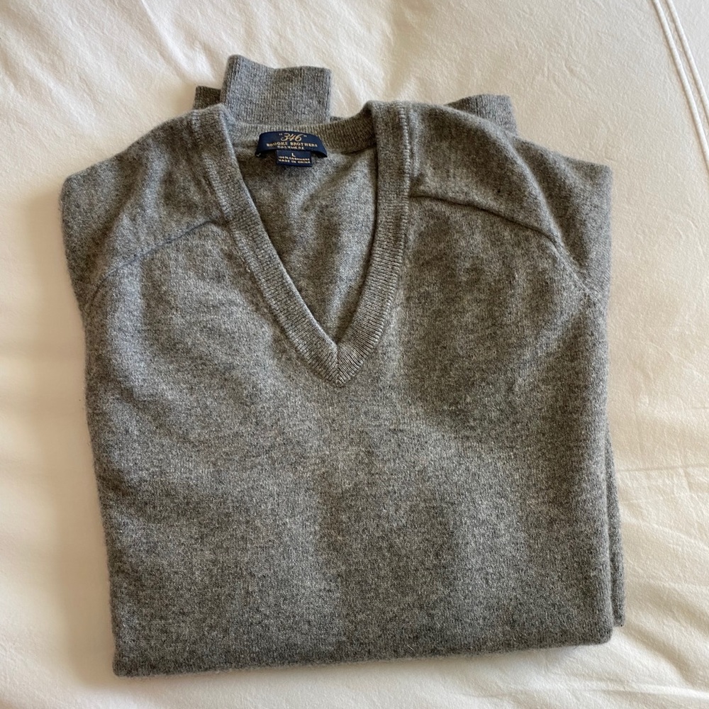 New Brooks Brothers Cashmere Sweater